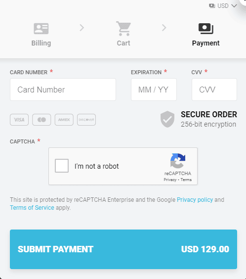 Kartra Checkout Page