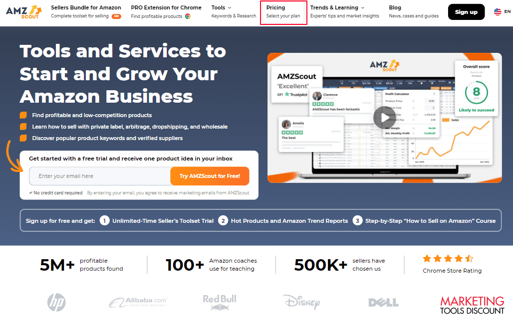 AMZScout HomePage