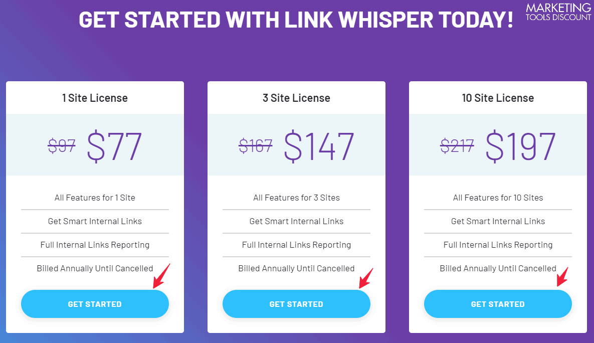 Link Whisper Pricing Plans