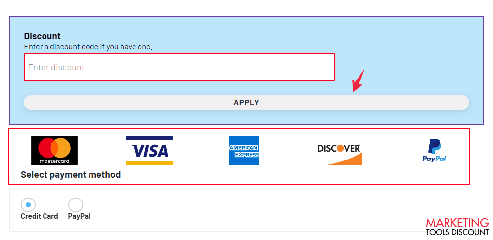 Link Wisper Checkout - Choose Payment option