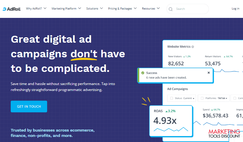 AdRoll Website Page