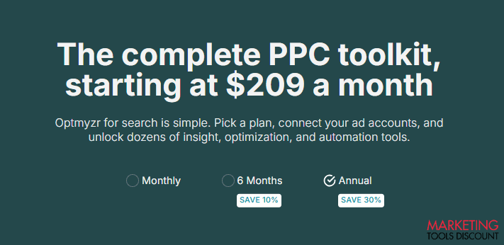 Optmyzr Coupon Code, Unlock Exclusive 50% Discount on PPC Tools 2 Optmyzr subscription options
